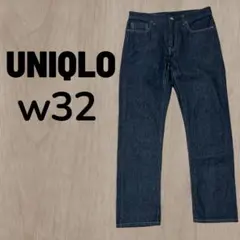 UNIQLO ユニクロ レギュラーフィットジーンズ セルビッジ w32