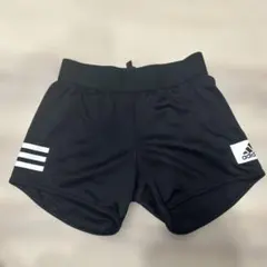 adidas 黒 ハーフパンツ 3本ライン