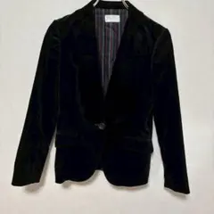 【EV】（S）テーラードジャケット シングルボタン 内側ストライプ フォーマル