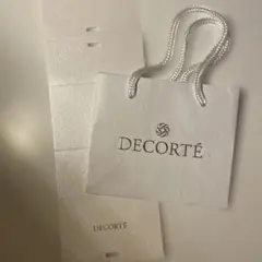 DECORTÉ ショップ袋 ホワイト 小型　ボックス付