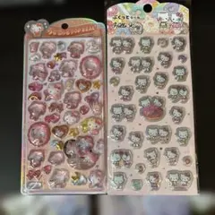 うるちゅるポップシール ハローキティ ベビーぷくっとシールドーナツデザイン