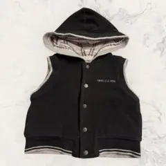 コムサデモード COMME CA DU MODE ベスト 90 80 ブラック