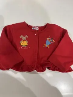 ミキハウスベビー女の子90サイズカーディガンアウター