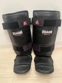 『タイムセール‼️1/12日23:59まで』ISAMI シンガード 黒　Lサイズ