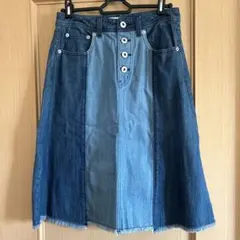 grove デニムパネルスカート Mサイズ
