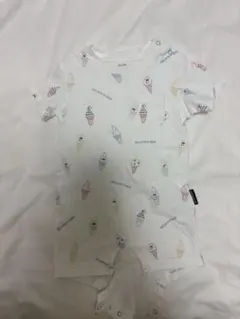 ジェラピケ♡アイスクリーム柄ロンパース 70cm