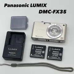 予備バッテリー付き Panasonic LUMIX DMC-FX35 ゴールド