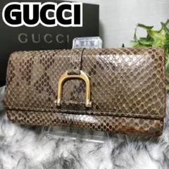GUCCI グッチ バンブー パイソン ラウンドファスナー タッセル - メルカリ