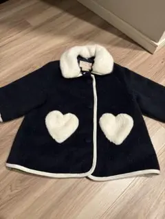 Petit main ネイビー コート 80