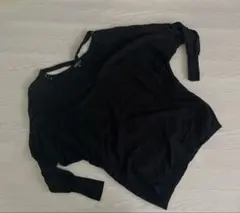 ☆インディヴィ　INDIVI ドルマンニット　黒☆