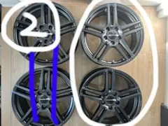 ① 送料無料 ユーロデザイン 17インチ ホイール PCD 112 ベンツ 2枚
