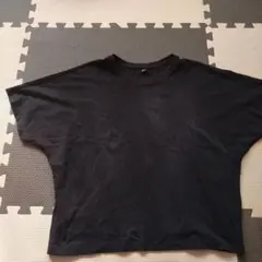 UNIQLO オーバーサイズ 黒 Tシャツ 半袖