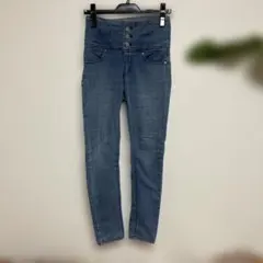 ハイウエスト スキニーデニムパンツのサムネイル