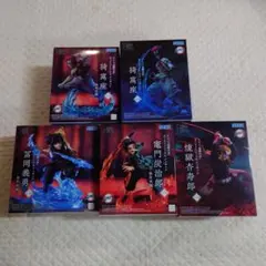 鬼滅の刃 XrossLink フィギュア 煉獄 義勇 炭治郎 猗窩座 5点セット