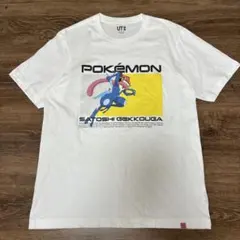 【レア】UT ポケモン サトシ ゲッコウガ Tシャツ ホワイト サイズLのサムネイル