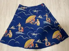 お値下げ！美品★ラルフローレン★フレアスカート ビーチ柄のサムネイル
