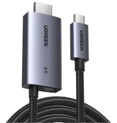 4K@60Hz USB C HDMI変換ケーブル、100W PD急速充電ポート付