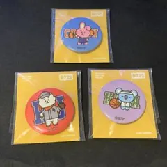 ファミマ×BT21 缶バッジ 3個セット