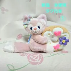 ディズニーシーダッフィーフレンズフィルドウィズジョイリーナベルぬいぐるみバッジ①