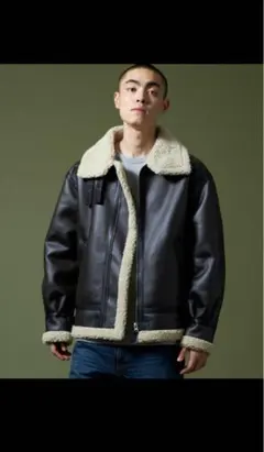 ムートンジャケット レザージャケット