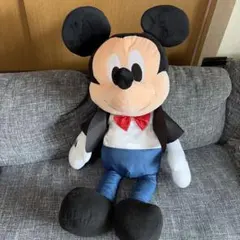 ミッキーマウス BIGぬいぐるみ おめかしミッキー　約1m おまけミニー付き