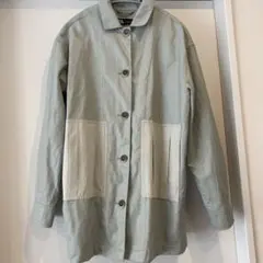 ZARA ミントグリーン　ロングジャケット　Sサイズ　春　スプリングコート　春服