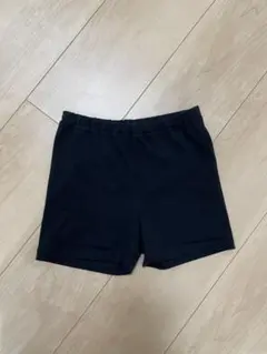 ユニクロUNIQLO インナーパンツ　オーバーパンツ　130 ブラック