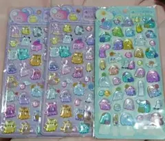 立体シール かわいいキャラクター 3セット