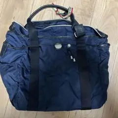 オロビアンコ ネイビー トートバッグ美品