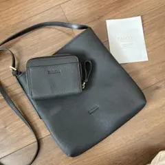 BARCOS ブラック ショルダーバッグ&財布