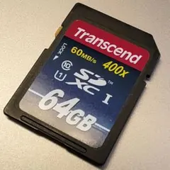 Transcend 64GB SDXCカード 400x