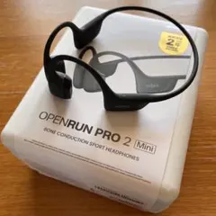 【美品】SHOKZ ショックスOpenRun Pro2 Mini BLACK