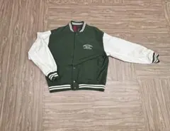 BACK NUMBER スタジャン Mサイズ 緑/白