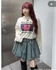 ジュエティ　ダンダダン　ダメージ　Tシャツ　Mのサムネイル