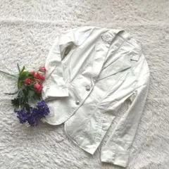 【單扣】白色外套L