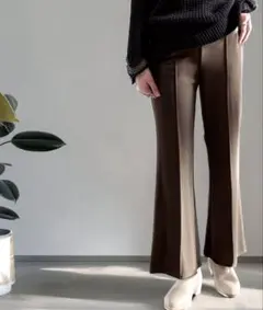 classicalelf ダークブラウン スラックスパンツ