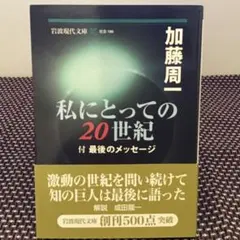 美品❗️私にとっての20世紀