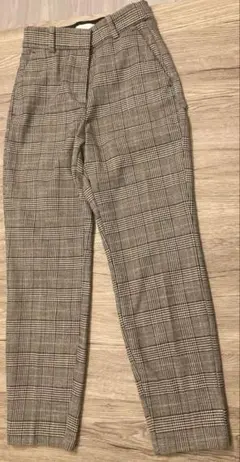 H&M チェック柄 カジュアルパンツ