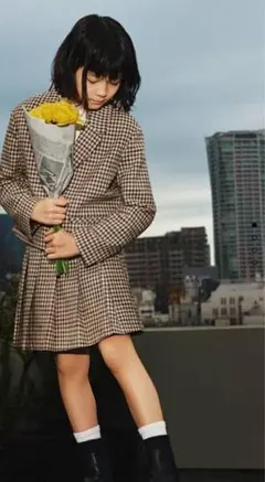 ZARA チェック柄 スーツセット サイズ128