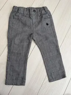 ポロベビー　チェックパンツ