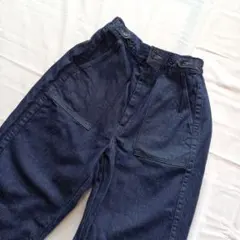 SAKULA、インディゴベイカーデニムパンツ、ナチュラル系、シンプル好き系のサムネイル