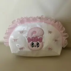 エスターバニー　フリルポーチ　新品タグ付き　ピンク