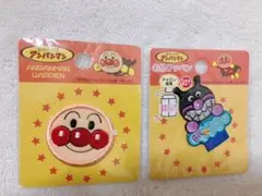 2セット　アンパンマン・バイキンマン ワッペン　アップリケ