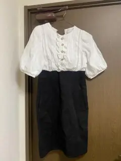 ハーリップトゥー 半袖ひざ丈ワンピース