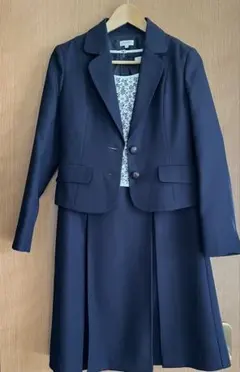 ネイビー ジャケットとワンピースセット　卒園式　卒業式