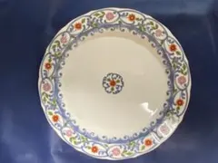 唐草模様　大皿　庫山窯