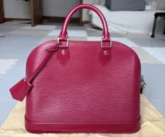 ルイヴィトン アルマPM エピ ピンク ハンドバッグ 保存袋付き