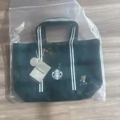【台湾限定品】スターバックス トートバッグ ダークグリーン