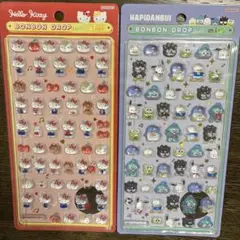 【正規品】ボンボンドロップシール ミニ　はぴだんぶい　キティ