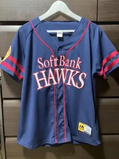 Majestic ソフトバンク　ユニフォーム　ネイビー＆ピンク　Ｌサイズ